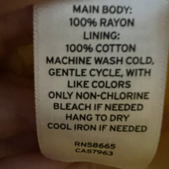 Nordstrom BP Sundress Mini Dress Plus Size 1X Yellow & Pink Sleeveless NEW - Picture 10 of 12